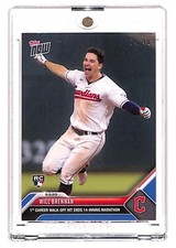 2023 Topps Now Will Brennan Rookie BLUE PARALLEL /49 SSP Guardians #415 RC 🔥