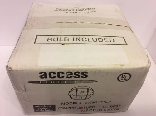 Access Lighting 20294LEDDLP-BL/FST Nauticus LED Black Bulkhead round - Picture 4 of 6