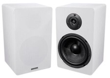 2 Rockville RockShelf 64W 400w White 6.5" Home Theater Bookshelf Speakers/4 Ohm