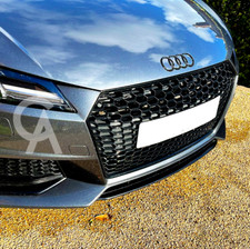 Audi TT TTS MK3 Front Grill RS Honeycomb Gloss Black Grille 2015-2019