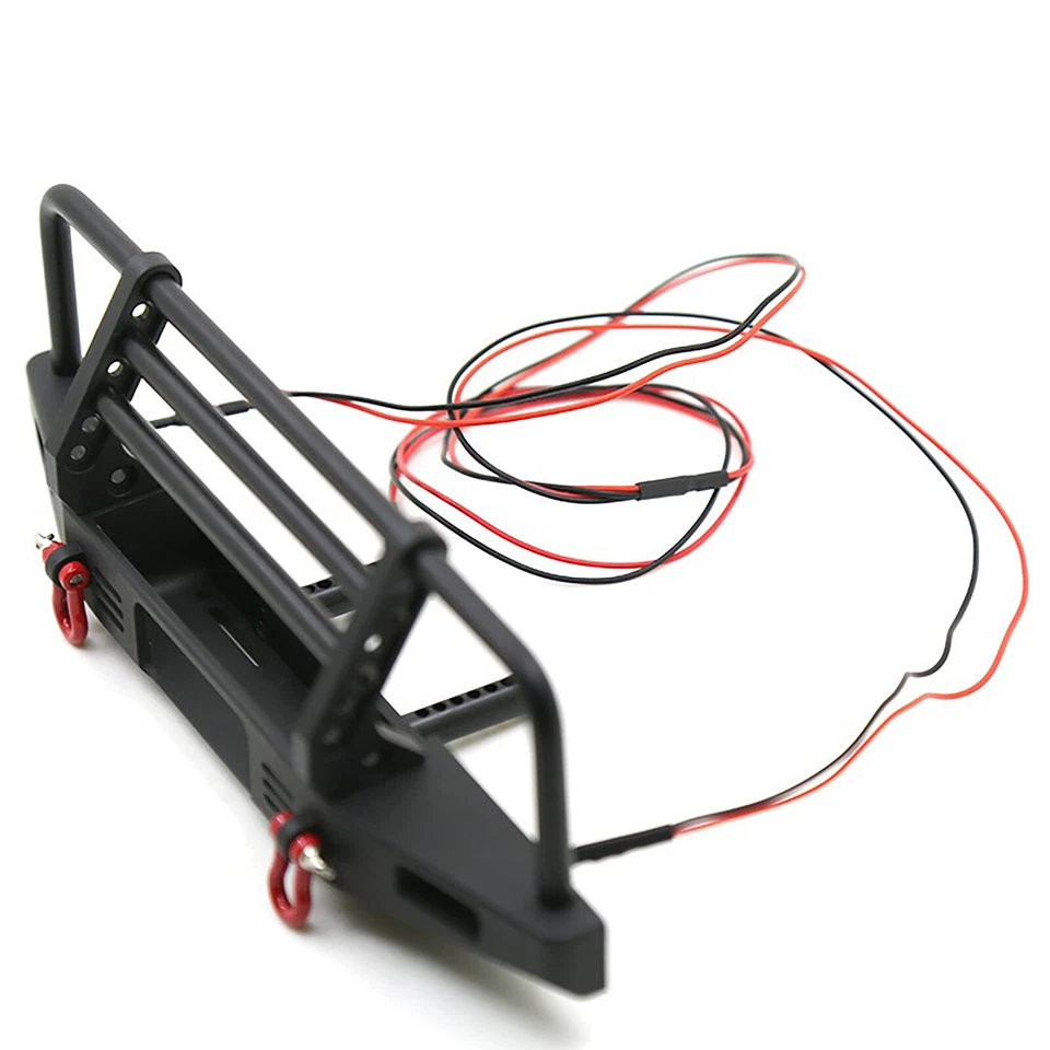 Parachoques delantero de metal resistente a choques para oruga 1/10 TRAXXAS TRX4 SCX10 90046 RC Foto 3 de 4