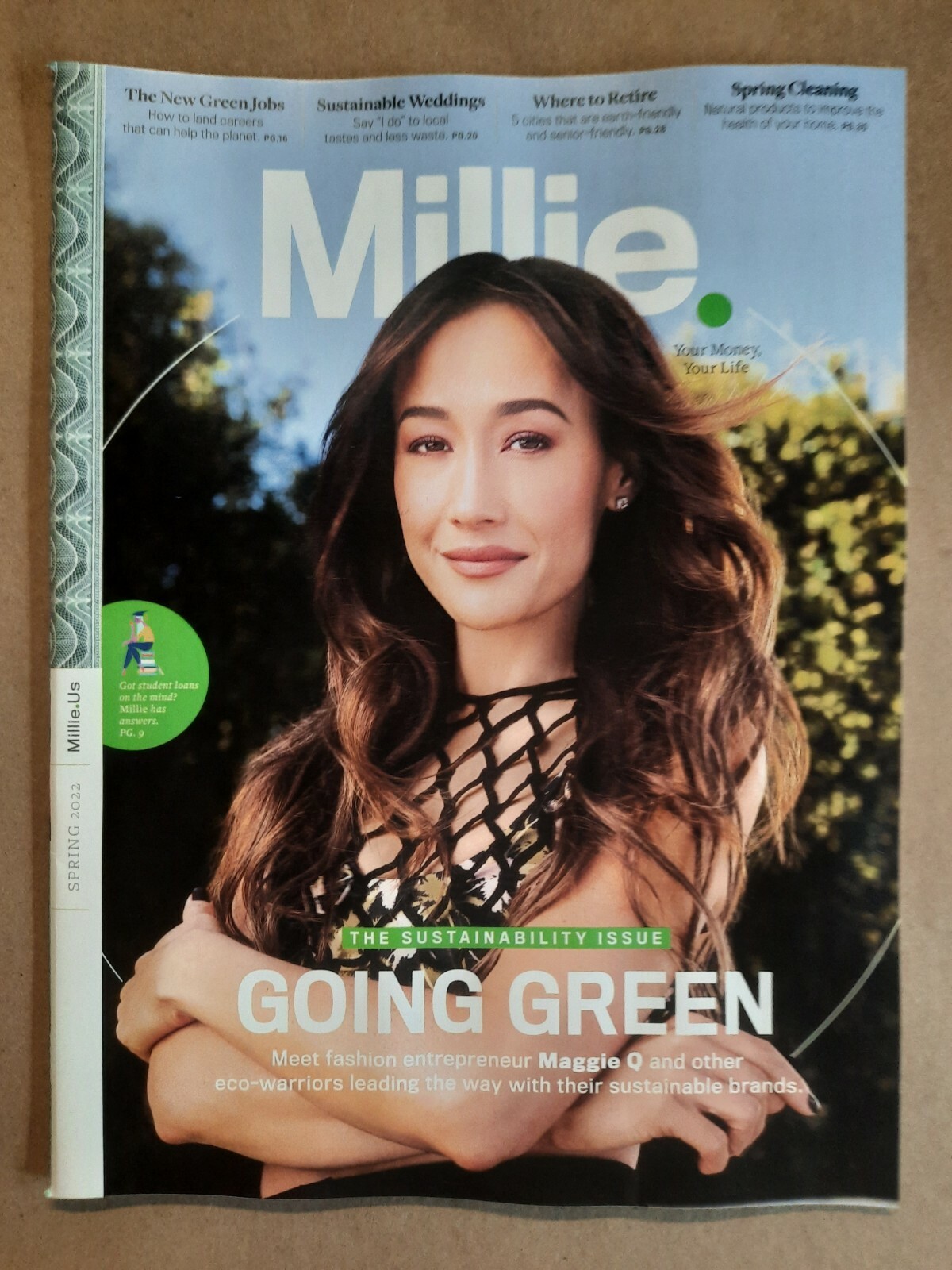 Millie Magazine Spring 22 The Sustainability Issue Maggie Q Ebay