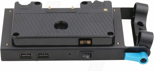 Gold Mount Batterieplatte 7 Wege D-Tap DC USB Ausgang Stange Klemme Adapter für Anton - Bild 10 von 14