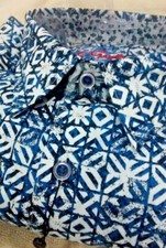 NWT Robert Graham men's L long sleeve button down Shirt Fancy Random shapes Clas