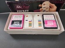 Vintage Trivial Pursuit Pocket Player Set Boob Tube 1987 Complete Travel Game