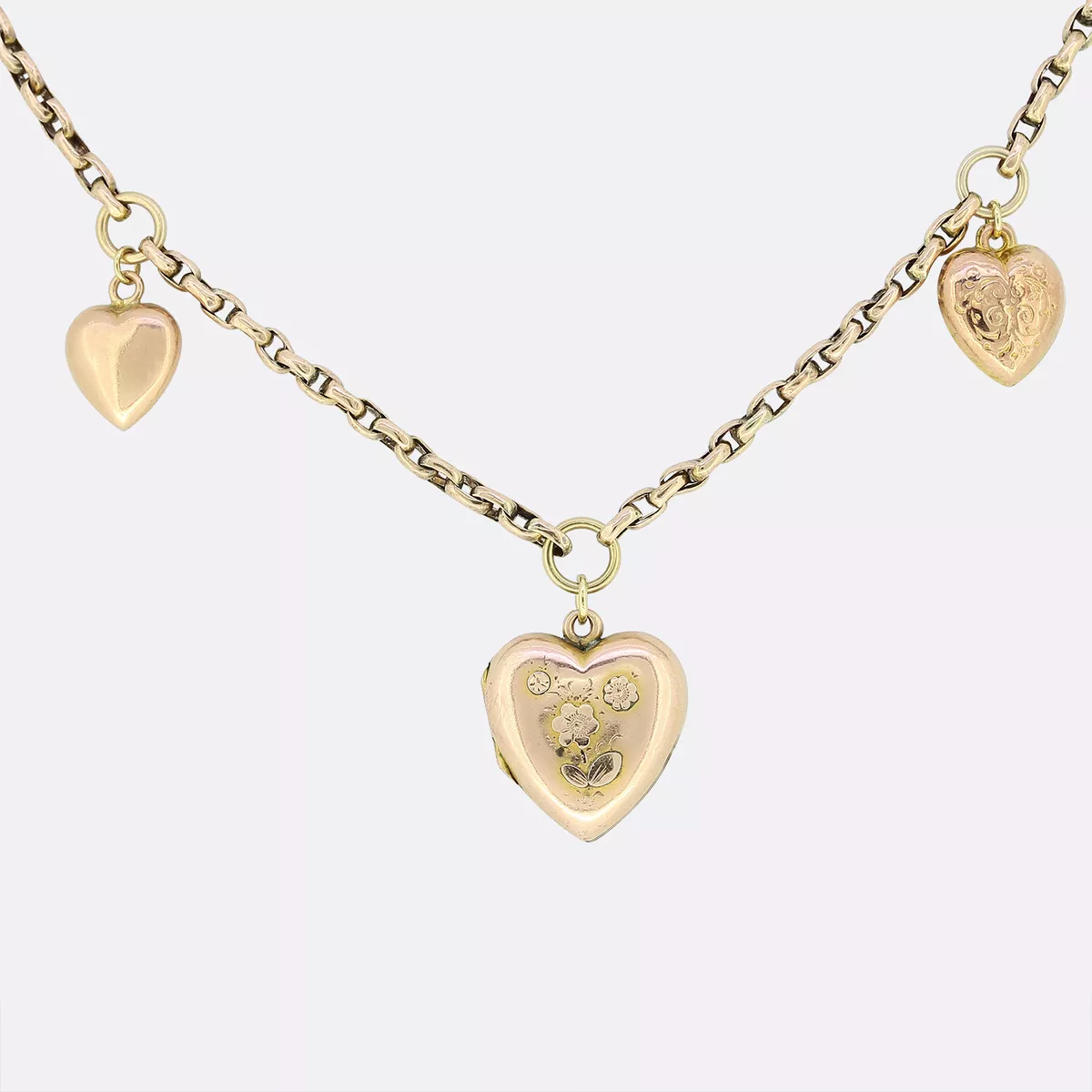 9ct gold charm necklace online