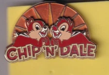 Chip & Dale Signature Collection Sunris Logo LE 750 Authentic WDW Disney Pin