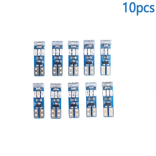 10Pcs Bright LED Bulbs T5 W3W W1.2W 70 73 74 Auto Dashboard Gauge Lamp Indicator - Afbeelding 10 van 19