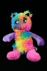 Build A Bear Monster Mixers Mix Up Tie-Dye Rainbow Colors 20" Plush Pink legs