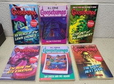 Lot of 6 Goosebumps Paperback Horror Books -  Ed R.L. Stine -  Good Condition