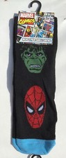 Image of 1 pair Mens Marvel socks with Avengers Captain America , Hulk or Spiderman etc