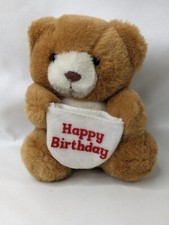 Russ Good Wish Bear Plush Happy Birthday 5 Inch Stuffed Animal Toy