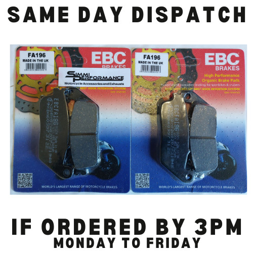 EBC Front Brake Pads Triumph Thunderbird 900 1996 97 98 99 2000 01 2002 2003