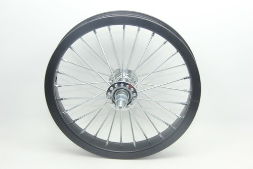 Front Wheel Fit 12 X 1.75 Tire Scooter Kids Bike Aluminum Iron M8X124mm Axle B - Picture 7 of 7