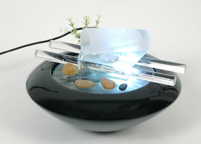 Hochwertiger Zimmerbrunnen im Feng Shui -Stil und LED Beleuchtung 184