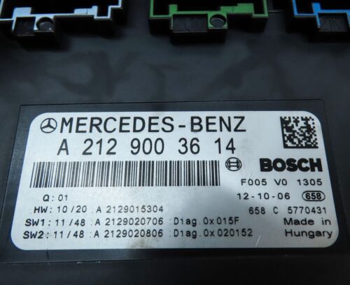 2013 MERCEDES E CLASS (W212) FRONT SIGNAL ACQUISITION MODULE SAM 2129003614 - Picture 5 of 5