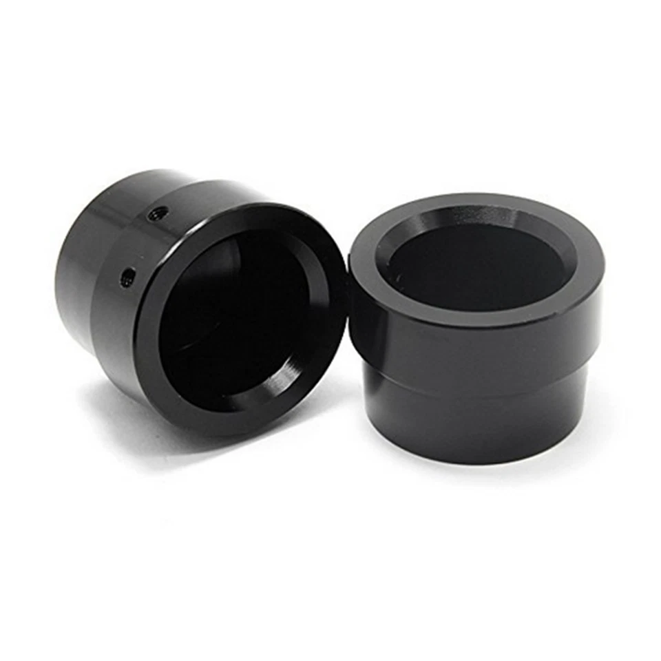 Cubierta de eje delantero trasero CNC aluminio negro RC tuerca Harley Sportster XL883/1200 Foto 4 de 4