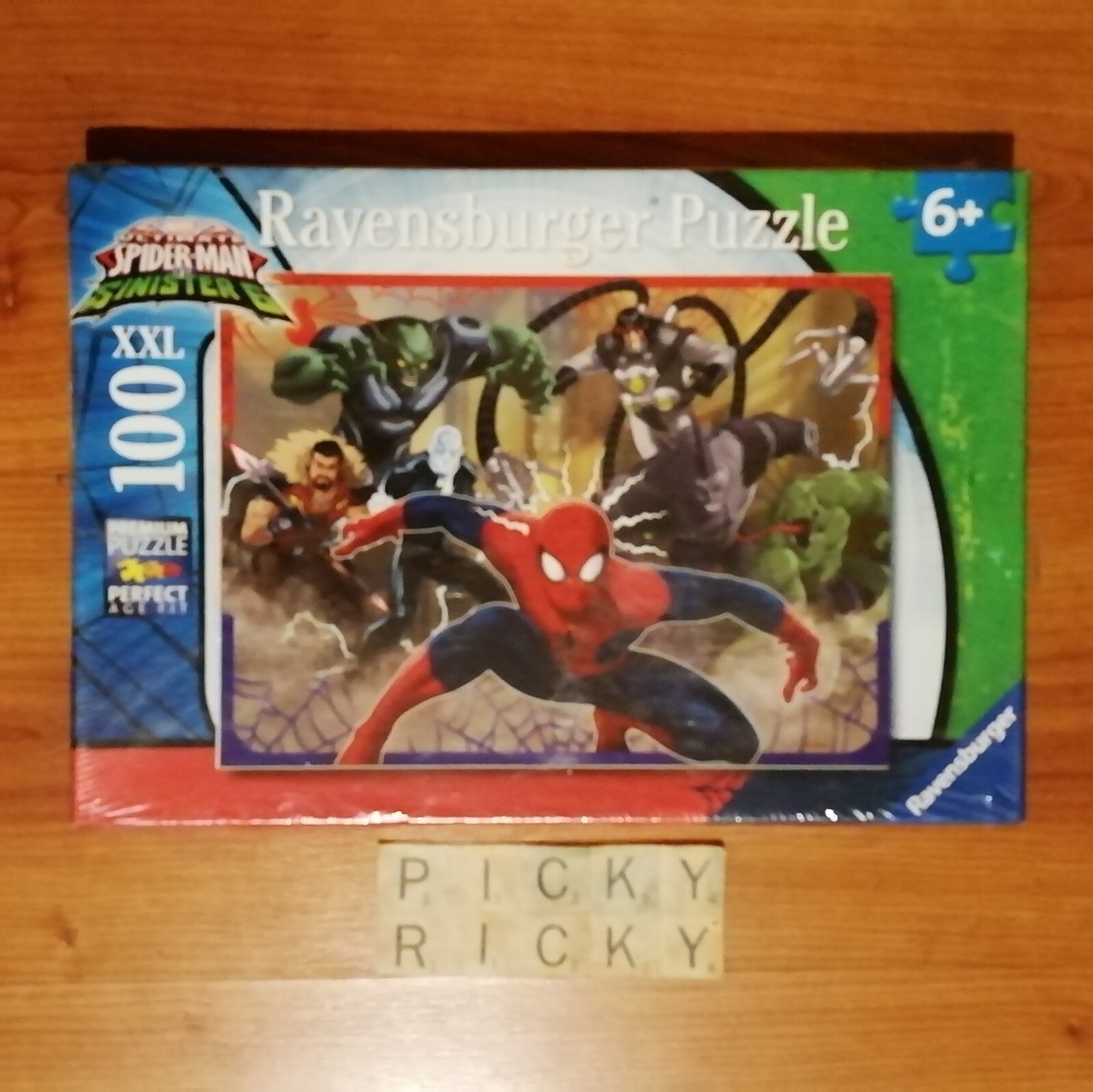 Spiderman vs Sinister 6 100 Piece XXL Jigsaw Puzzle - Ravensburger/2016 - Sealed