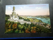 AK DEUTSCHLAND, RUDESHEIM MIT NIEDERWALDDENKMAL