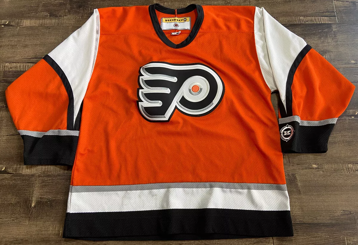 PHILADELPHIA FLYERS Blank 3D Logo KOHO Hockey Jersey Alternate Stitched  Adult L