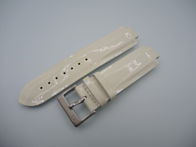 CLERC Armband + Schließe, 22 mm, 12 mm, bracelet, strap, Lederarmband, NOS