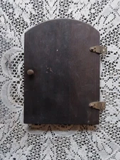 Vtg. Sessions  Mantel Clock  Back Door