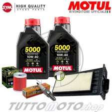 Tagliando SYM MAXSYM 400 / Abs 2011-2018 / Motul 5000 10W40 + filtri e candela