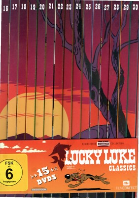 LUCKY LUKE Classics - 15 DVDs (16-30) Box.......................C