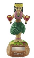 Dashboard Hula Girl Doll Solar Motion UliUlis Player Hawaii Collectable Hawaiian