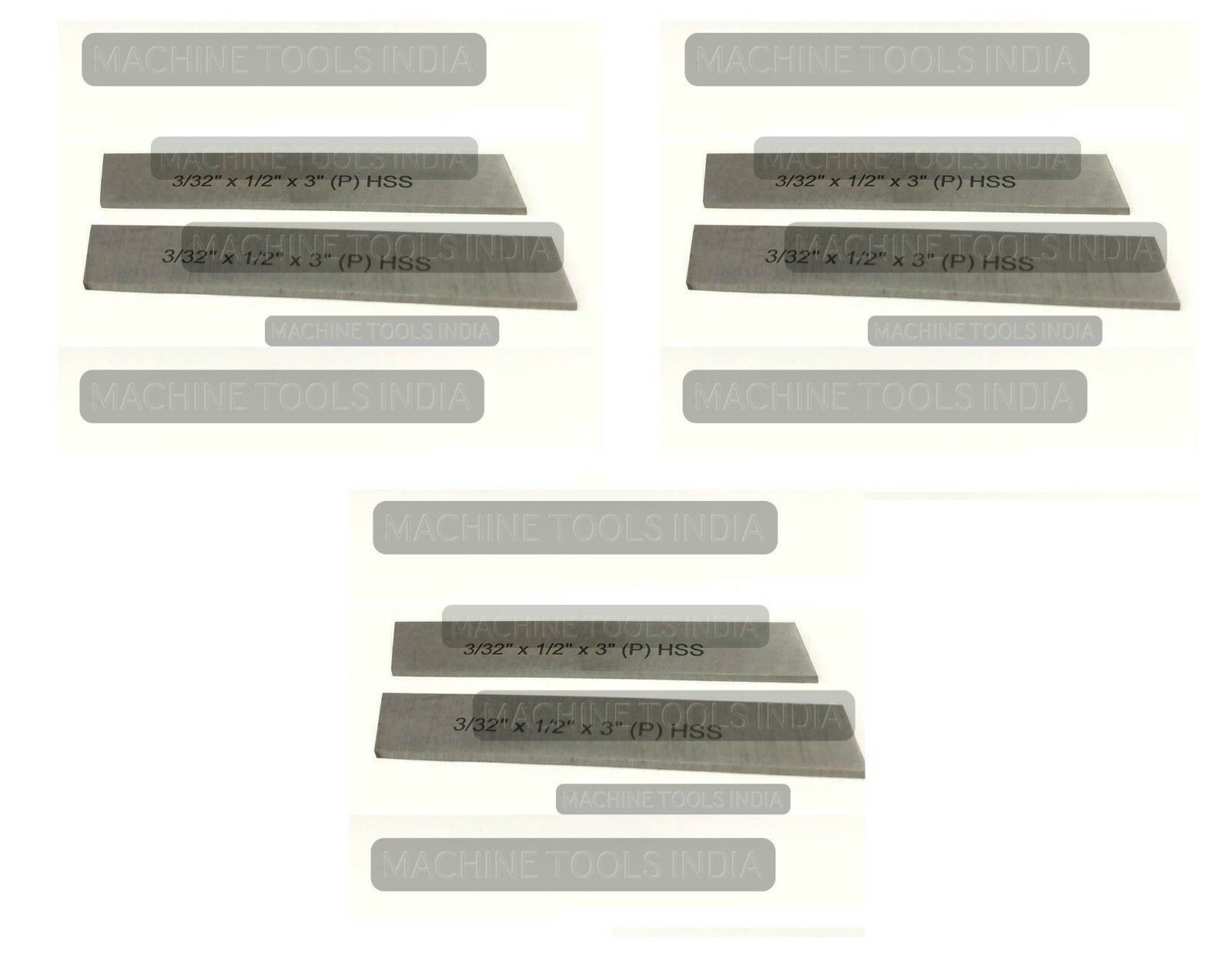 Lathe Cut Off Parting Blades HSS M-35 Grade 5% COB 3/32\