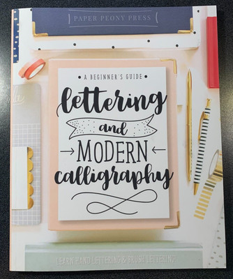 SET: Lettering and Modern Calligraphy Book and Calligraphy Paper Pad *NEW*