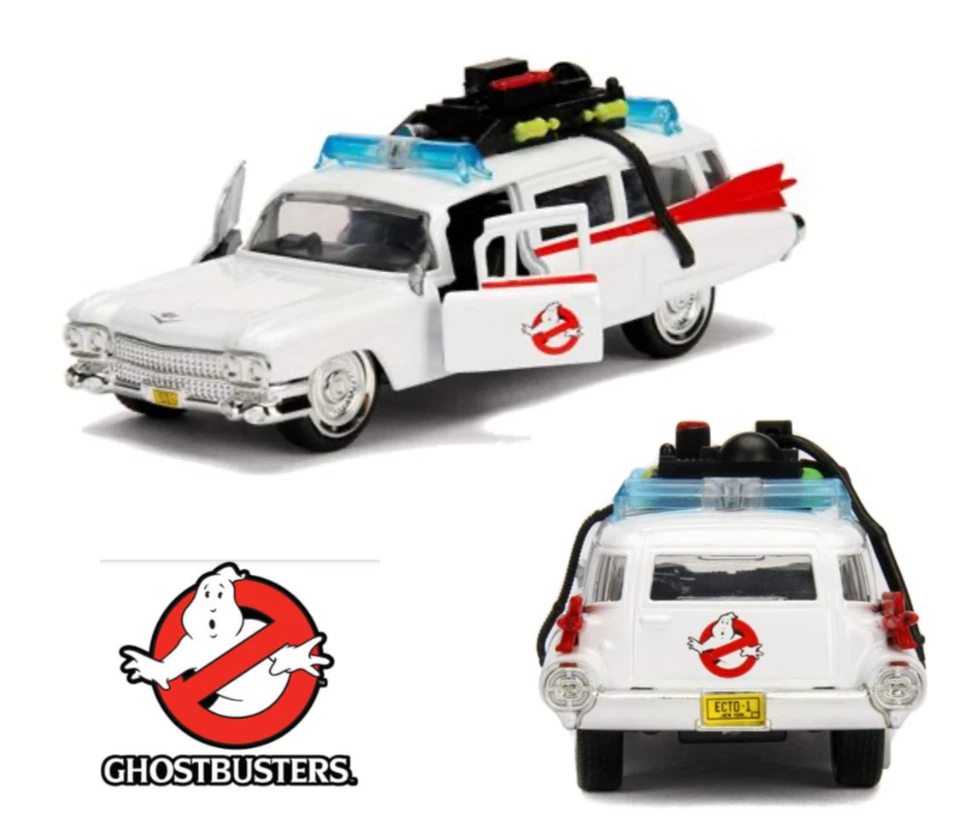 Coche ECTO-1 CAZAFANTASMAS - GHOSTBUSTERS (1:32) Jada, Hollywood Riders, film - Imagen 4 de 4