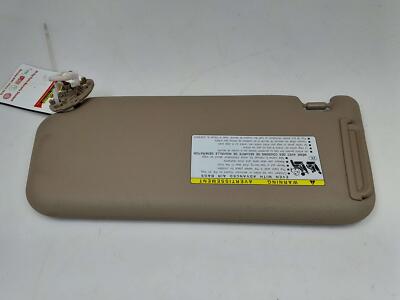 10-12 Toyota RAV4 Sun Visor with Light RH Passenger Side - Tan OEM 7431042452B2