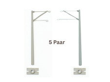 10 Stück Streckenmasten – DB / DR / MÁV Ausführung – kurz & lang – 2. Wahl, H0