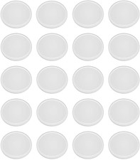 Glass Table Top anti Slip Bumpers 20PCS Non-Adhesive Silicone Pads for Glass Tab