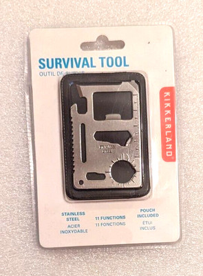 Kirkland Pocket Survival Tool 11 Function, with Storage Pouch