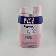 Coppertone Water Babies SPF50 Baby Sunscreen Spray Hypoallergenic - 2 Pack