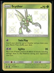Scyther SV1/SV94 Hidden Fates Shiny Vault Holo Rare