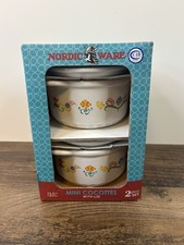 Nordic Ware Ceramic Mini Cocottes 2 Piece Set...