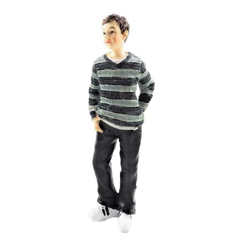 House People Modern Young Boy Teenager Resin Figure