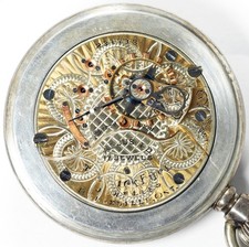 SETH THOMAS 17 JEWEL 18S CANADIAN PRIVATE LABEL BEAUTIFUL 2-TONE POCKET WATCH