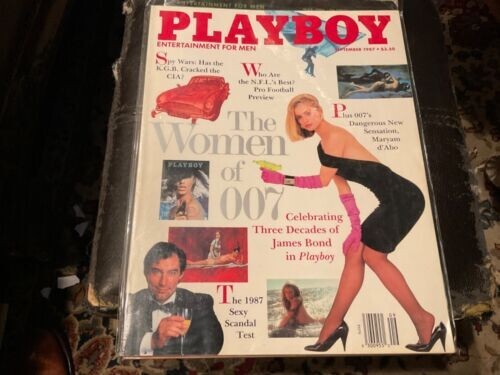 Playboy Magazine September 1987, Women Of 007, Excellent