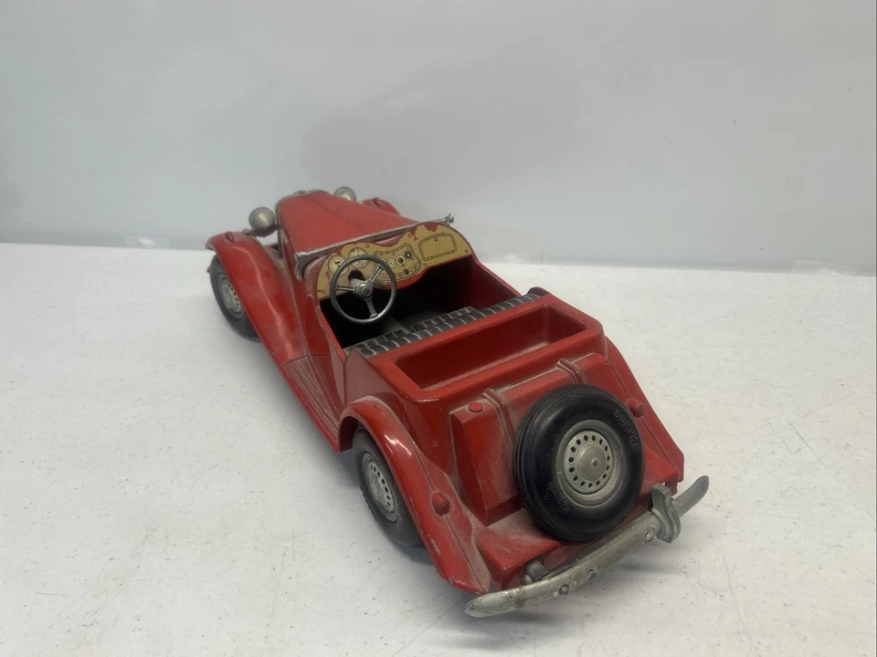 Coche Deportivo Original Años 50 15" DOEPKE Rojo MG-TD ACERO PRENSADO AÑOS 50 MG Hecho en EE. UU. Foto 4 de 4