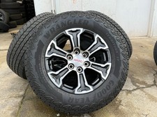 (4) 2024 GMC CANYON OEM 18x8.5 6 SPOKE WHEELS RIMS 23377013 GOODYEAR 265/65/18