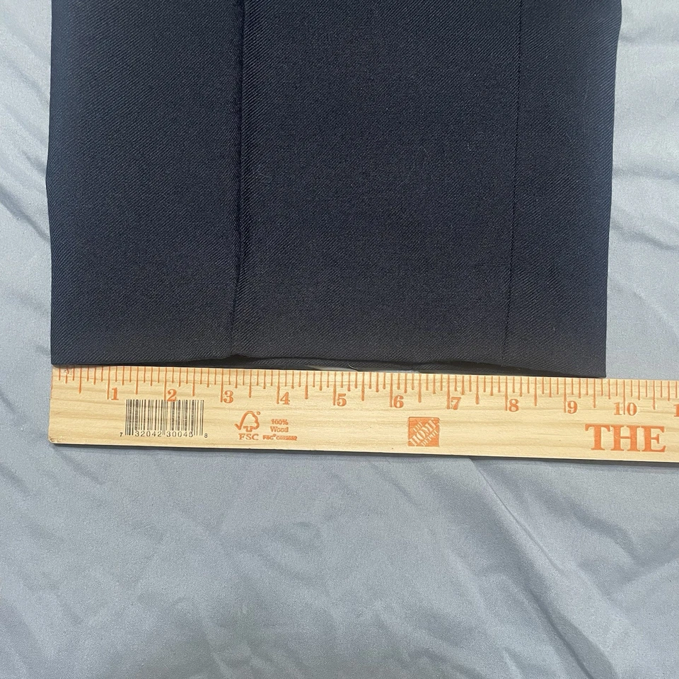 Uniforme de policía azul 40 regular azul marino oscuro 4 bolsillos mezcla de lana pantalones #8560 Foto 3 de 4