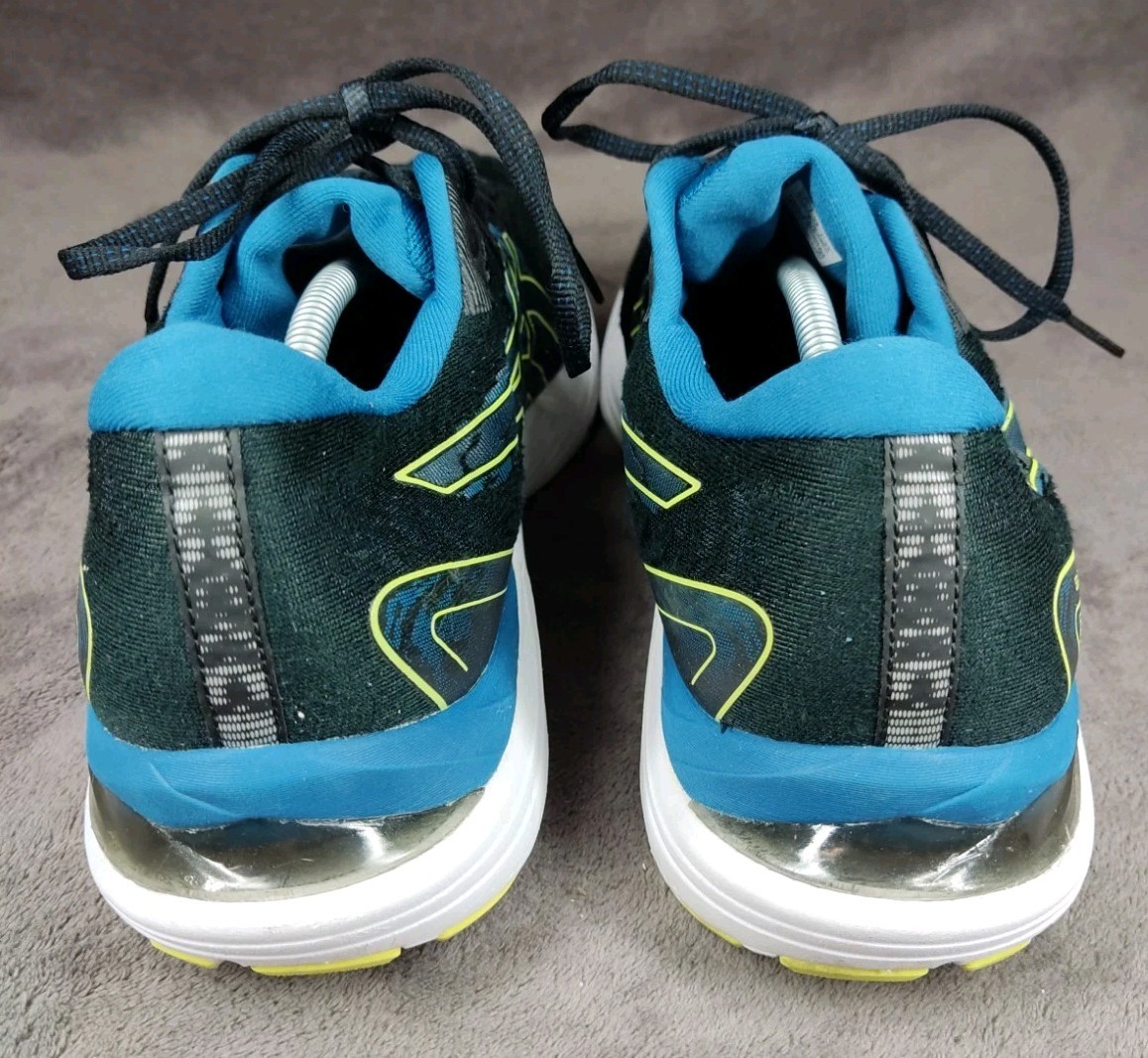 Asics Gel-Culmulus 23 Running Shoes Black/Glow Yellow/Blue 
