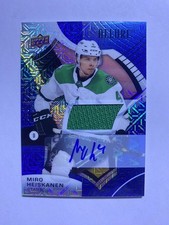 2021-22 Upper Deck Allure - Miro Heiskanen #41 Blue Line Autograph Jersey /25 