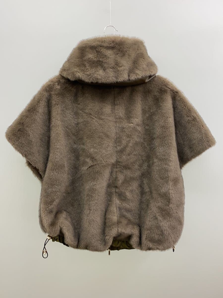 ALTRA Giacca pelliccia manica corta Kose Other 24AW poliestere OMAGGIO marrone tinta unita 83830E 2