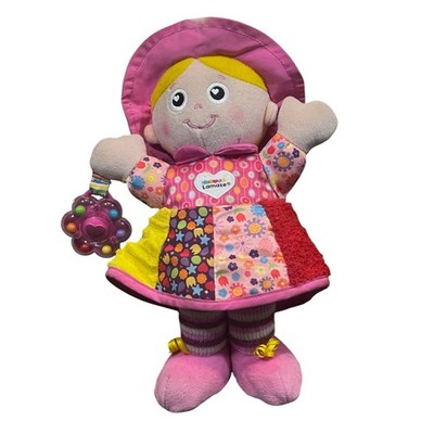 Tomy Lamaze My Friend Emily Sensory Development Baby Girl Plush Doll Rattle 10 