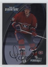 2002 ITG Be A Player Signature Series Signatures Yanic Perreault #042 Auto 2a8